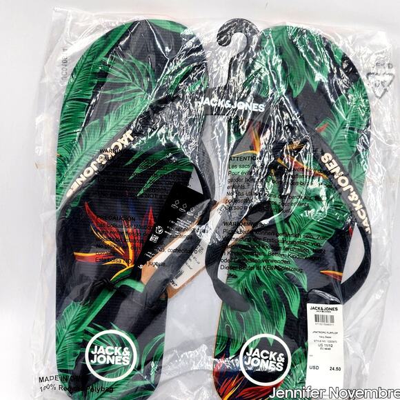 JACK & JONES FLIPFLIP 'Navy Blazer' MENS SIZE 11/12 - Picture 6 of 6